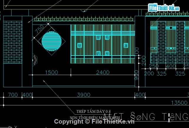 Bản vẽ,hàng rào,Bản vẽ full,Bản vẽ autocad,hàng rào sắt